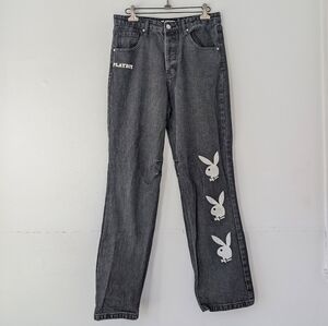 Playboy Women's High waisted 90's Black Jeans ~ Size 5